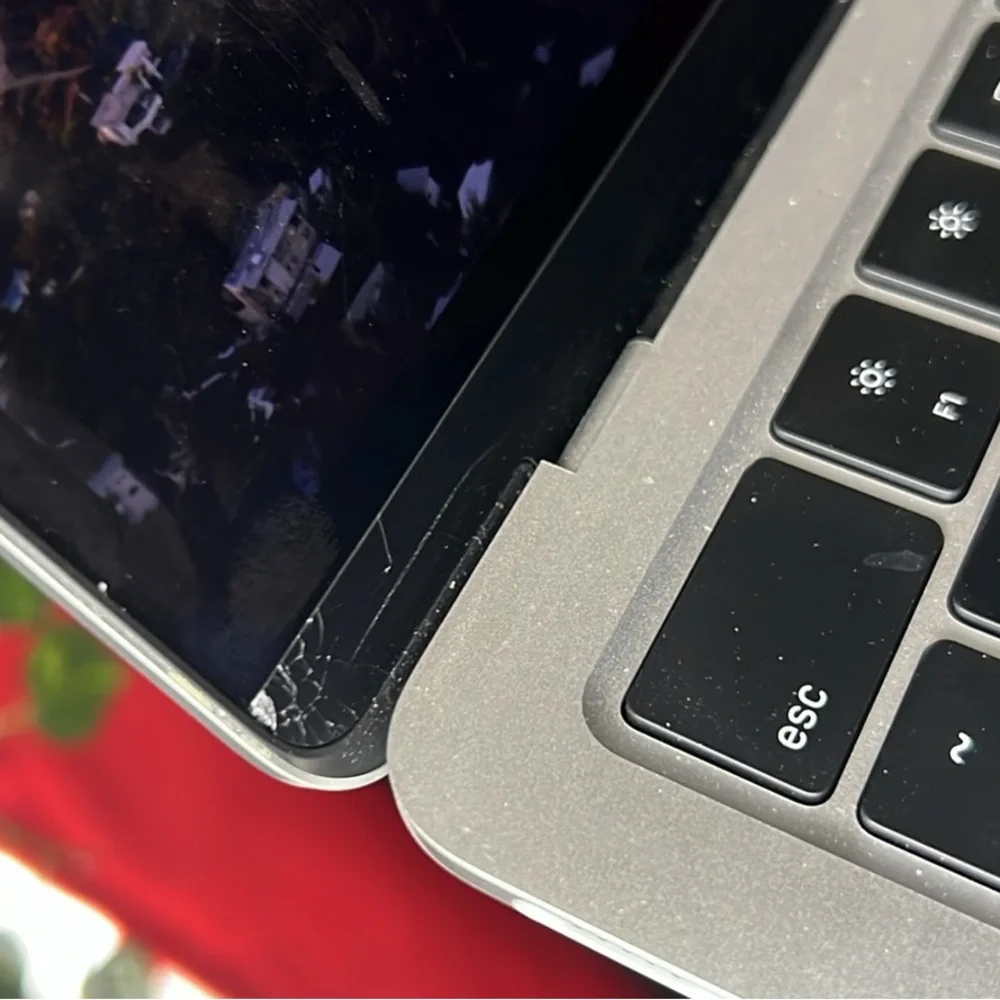 Apple MacBook Air with Silver and Black Finish
